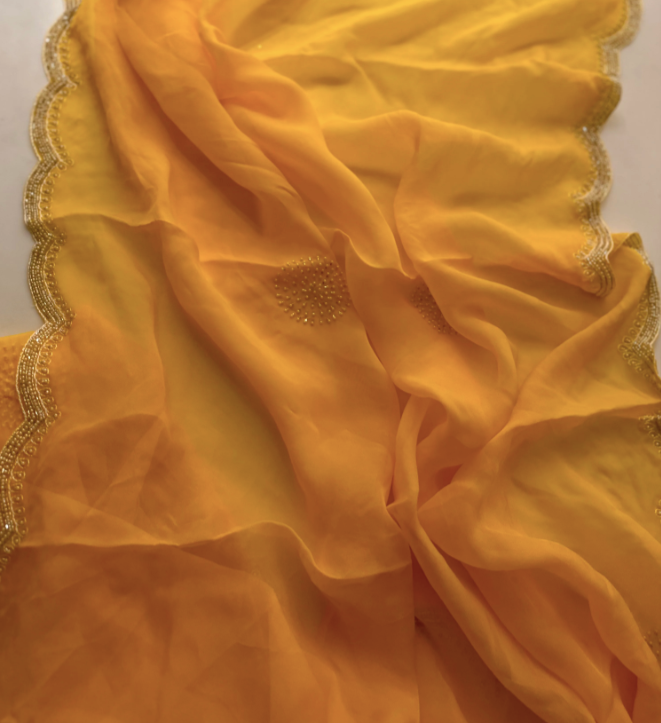 Pakhi Pearl Chiffon Saree