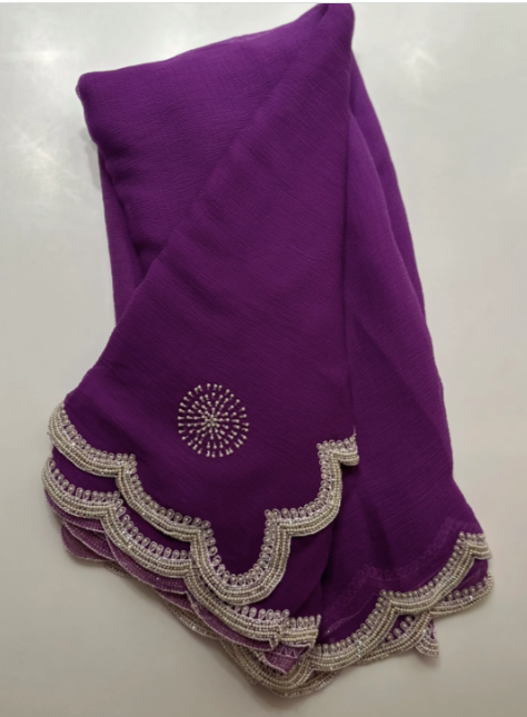 Pakhi Pearl Chiffon Saree