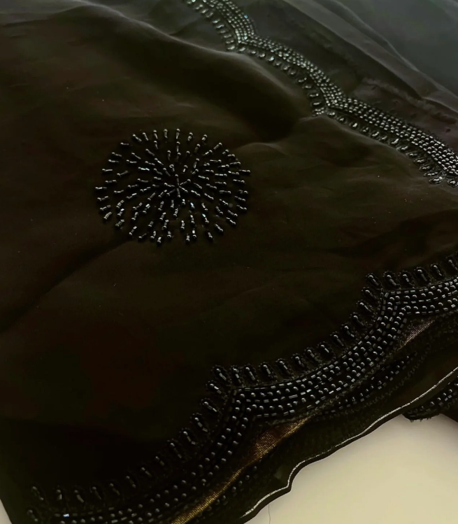 Pakhi Pearl Chiffon Saree