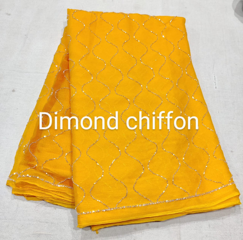 Soma Diamond Chiffon Saree