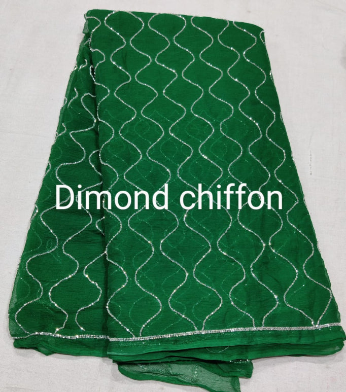 Soma Diamond Chiffon Saree