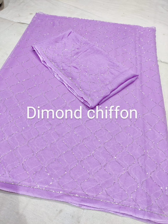 Soma Diamond Chiffon Saree