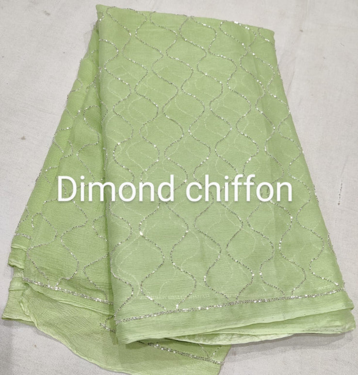 Soma Diamond Chiffon Saree
