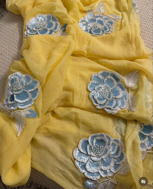 Kalyani Puri Chiffon Saree