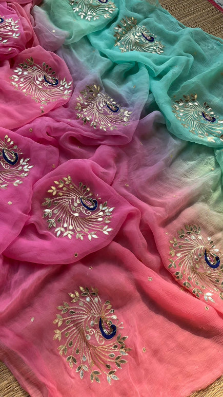 Mayura Pure Chiffon Saree