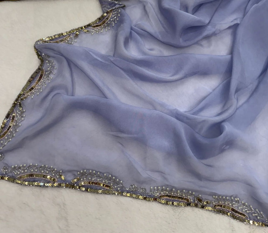 Nila Pure Chiffon Saree