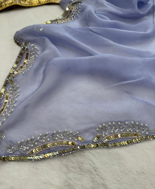 Nila Pure Chiffon Saree