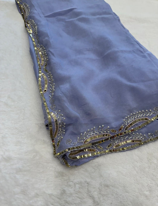 Nila Pure Chiffon Saree