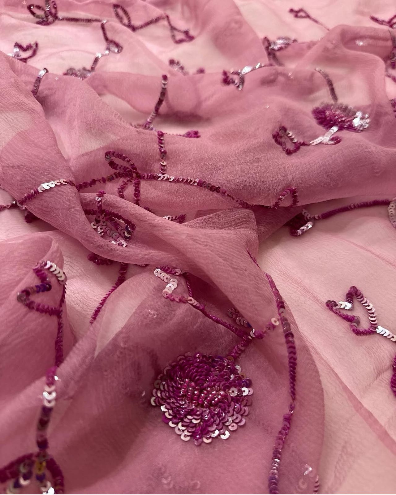 Umra Sequin Zaal Saree