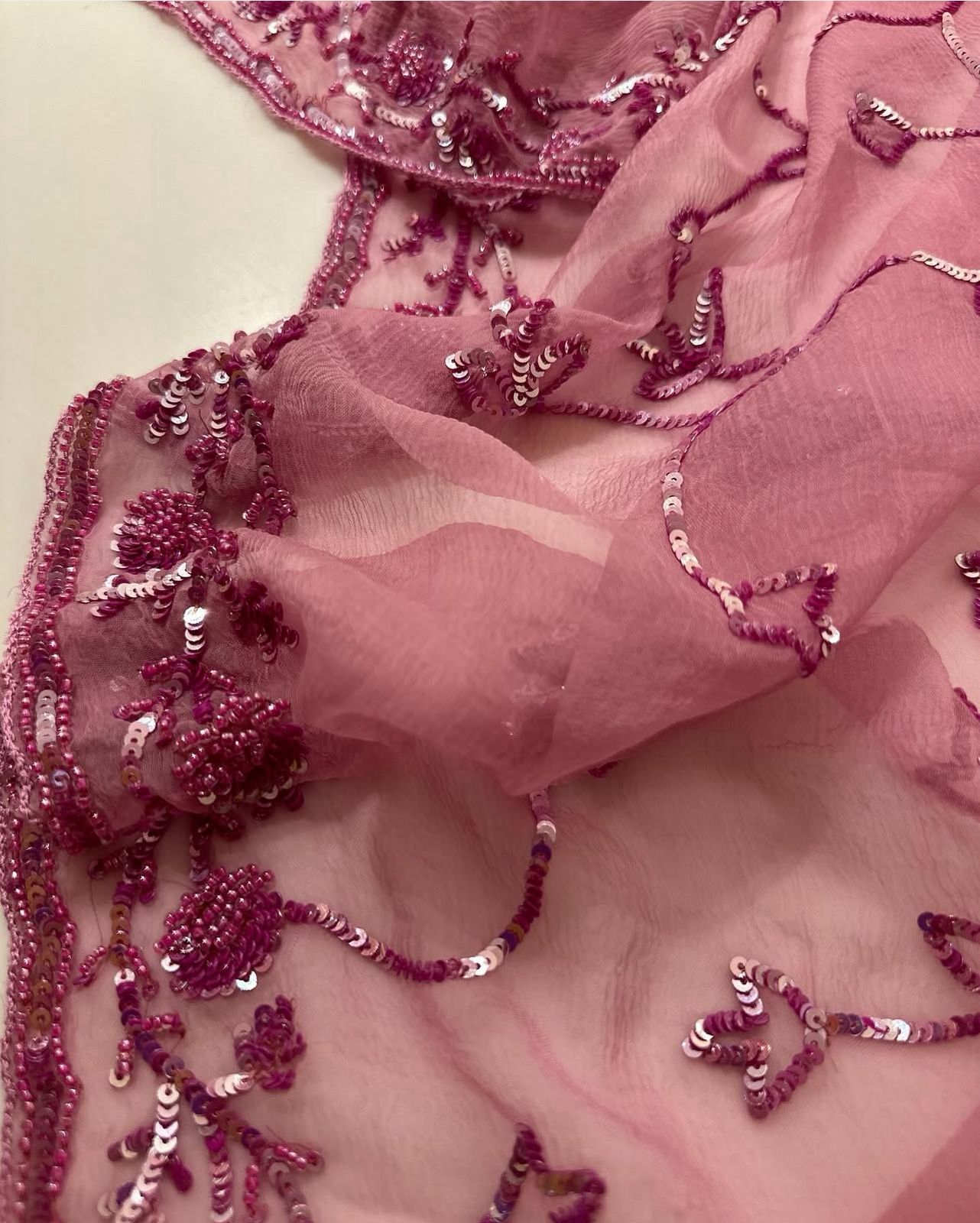 Umra Sequin Zaal Saree