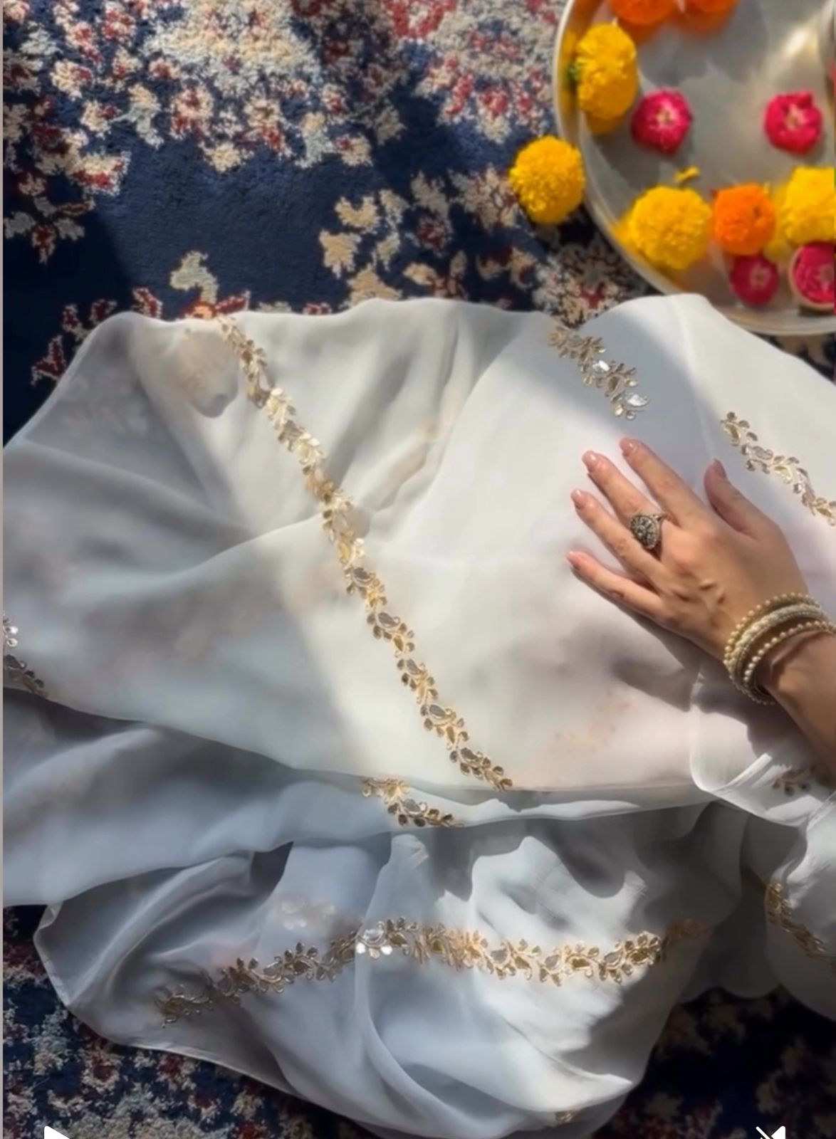 Neera Gotta Pure Chiffon Saree
