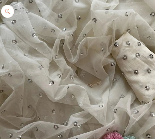 Gul Pure Chiffon Saree