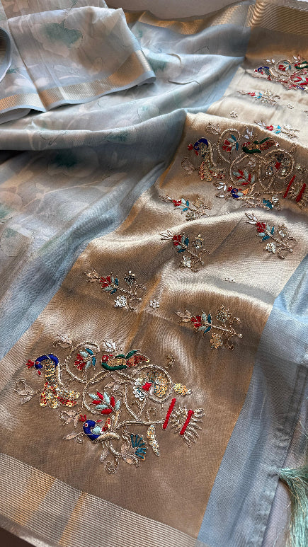 Gajra Banarasi Silk Saree