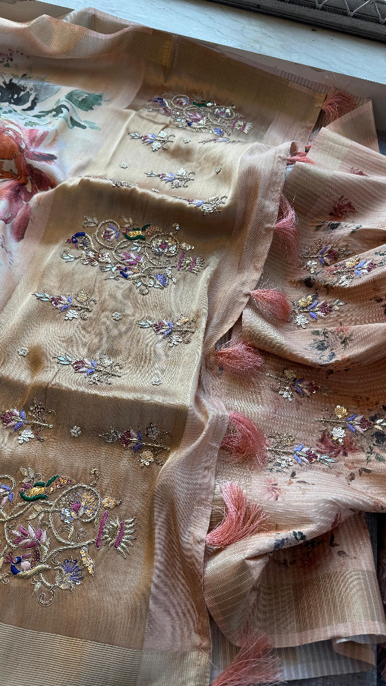 Gajra Banarasi Silk Saree