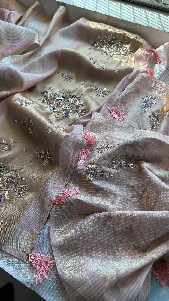 Gajra Banarasi Silk Saree