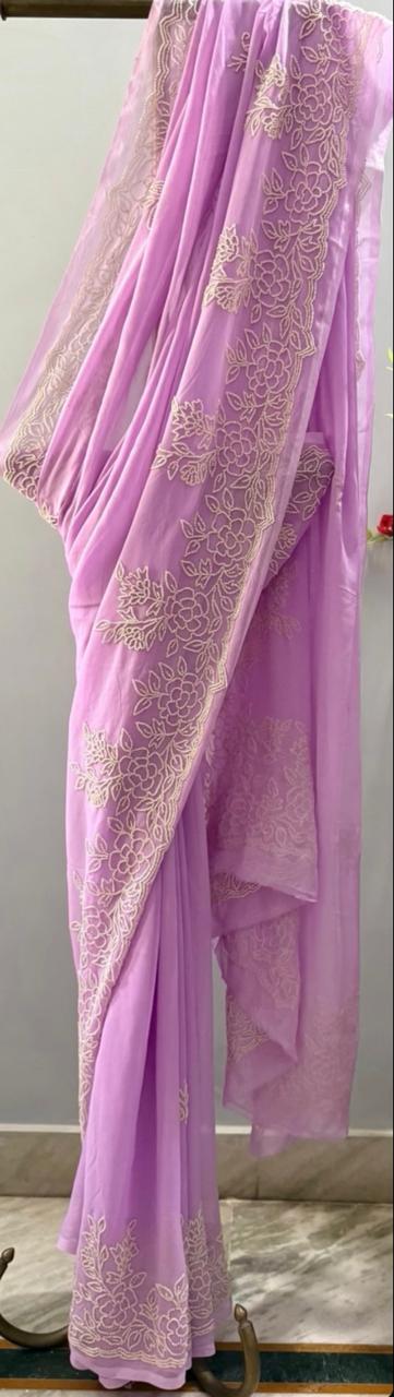 Motibagh Chiffon Saree