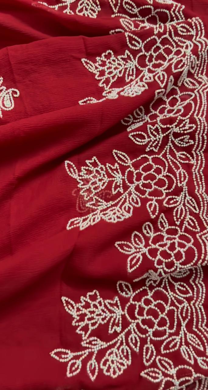 Motibagh Chiffon Saree
