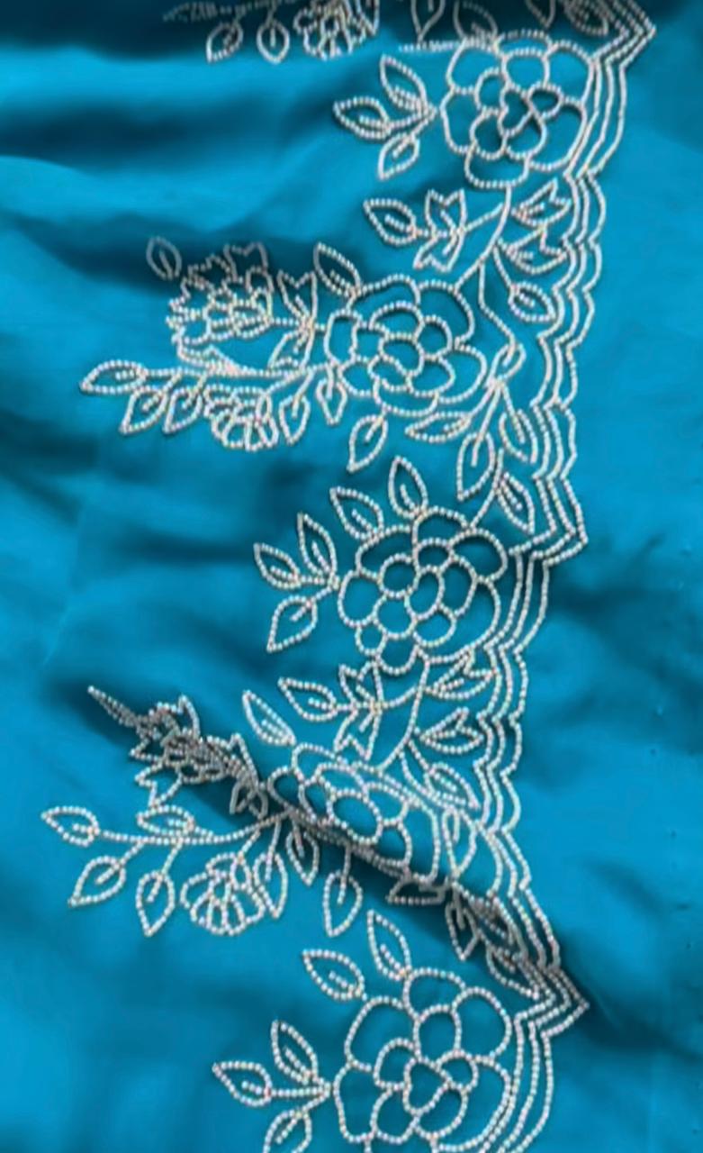 Motibagh Chiffon Saree