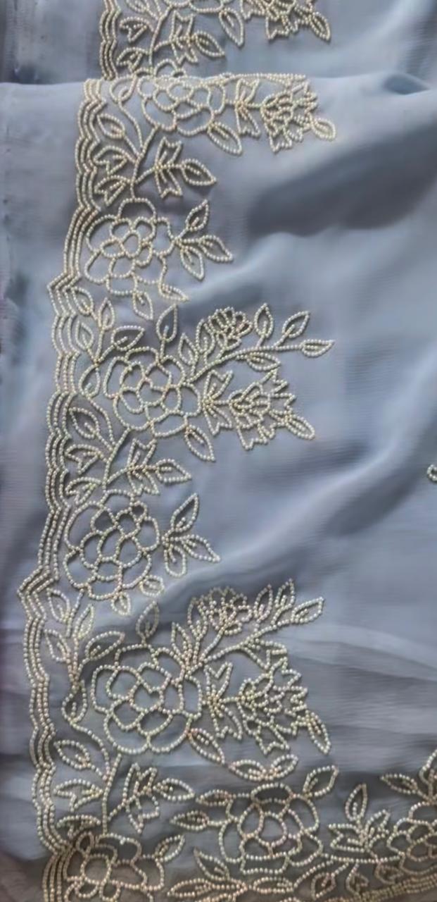 Motibagh Chiffon Saree