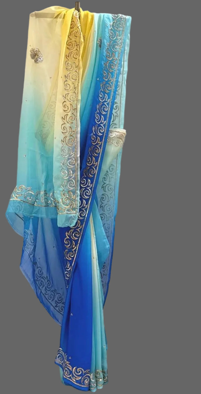Kyra Sequin Saree