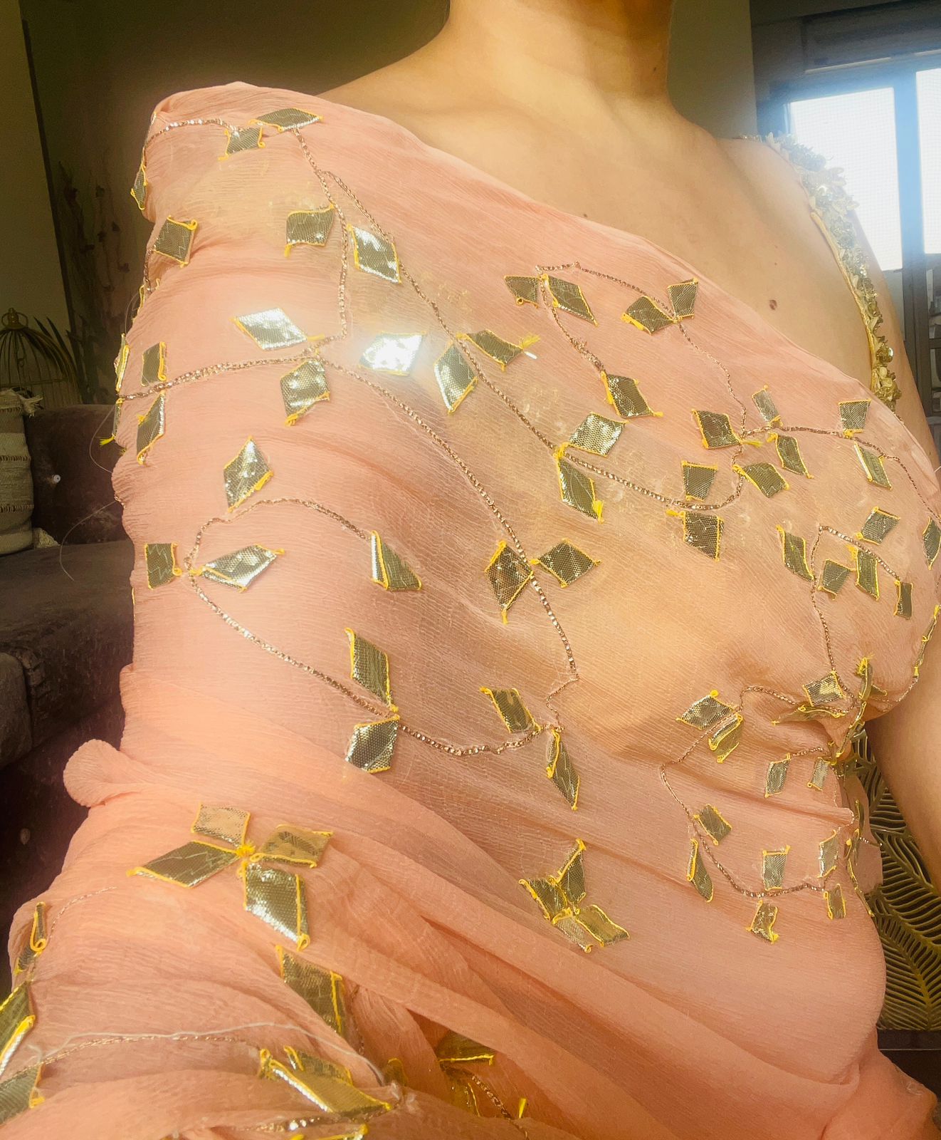 Roohani Pure Chiffon Saree