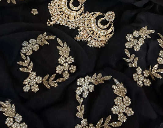 Purvi Cutdana Chiffon Saree