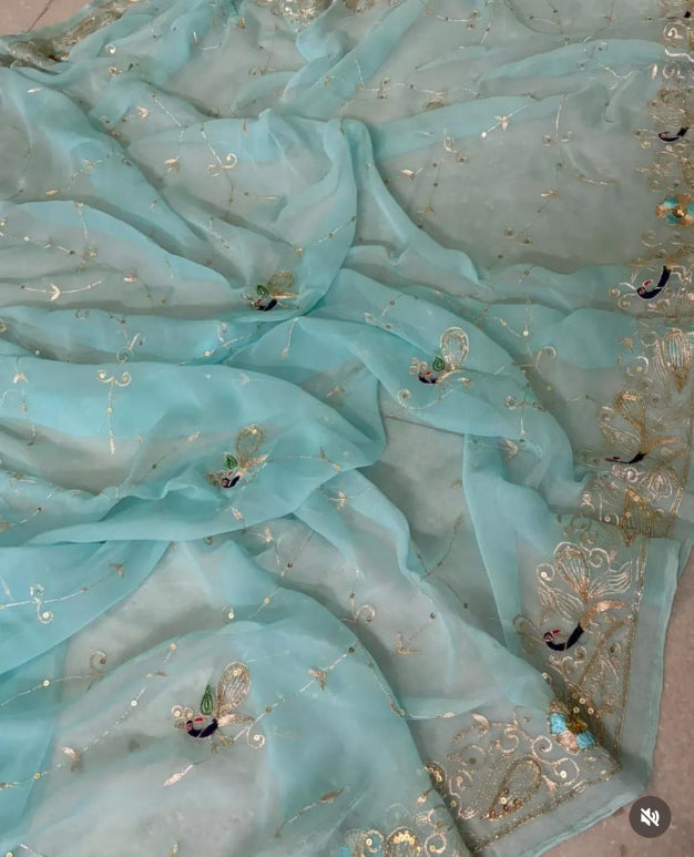 More Pankh Chiffon Saree