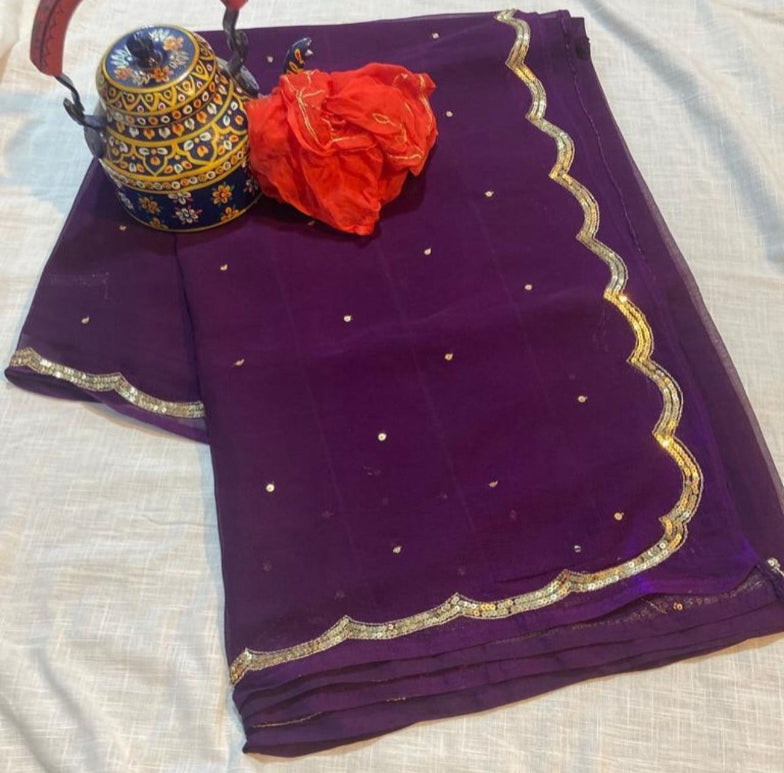 Aahana Sequin Saree