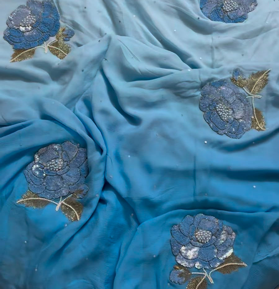 Kalyani Puri Chiffon Saree