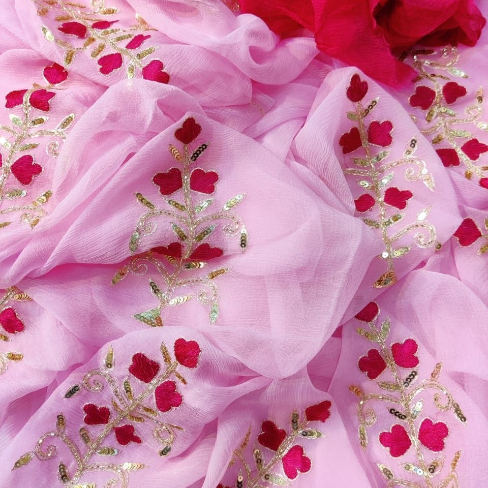 Saloni Sequin Stem Saree
