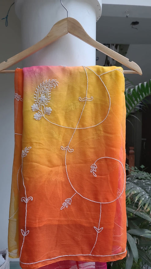 Pearl Kairi Chiffon Saree