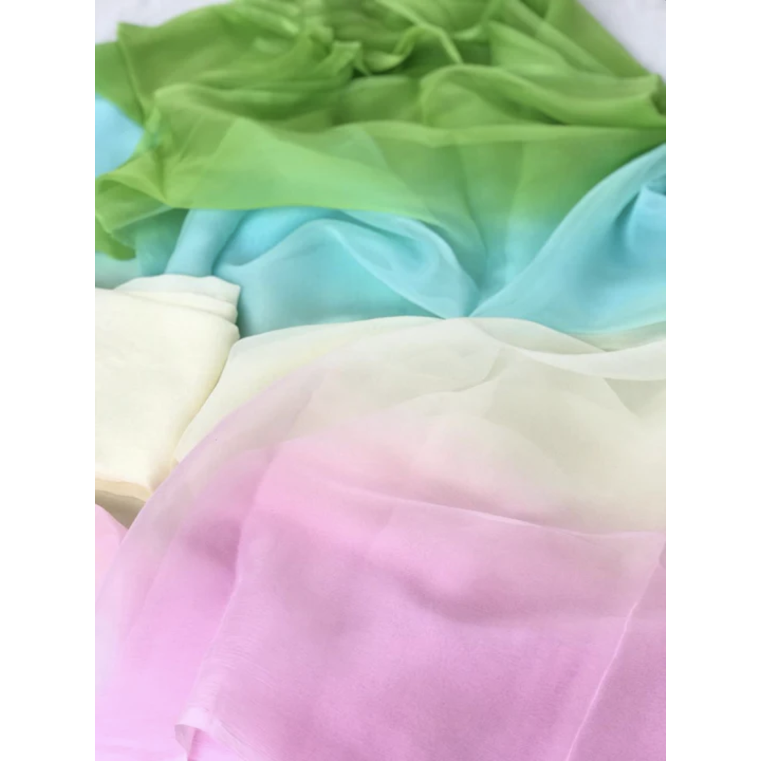 Plain Pure Chiffon Saree