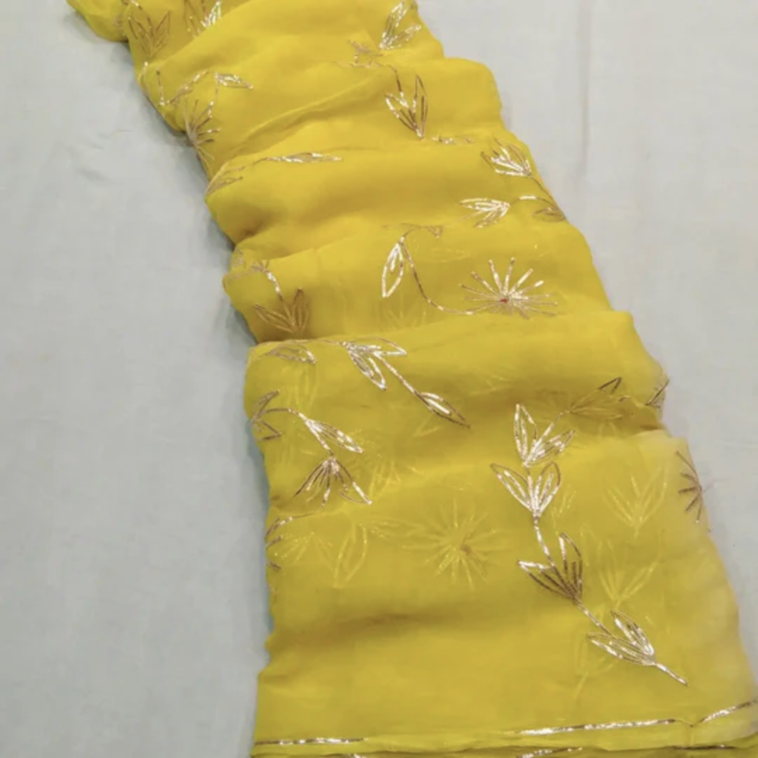 Tarrah Pure Chiffon Zaal saree