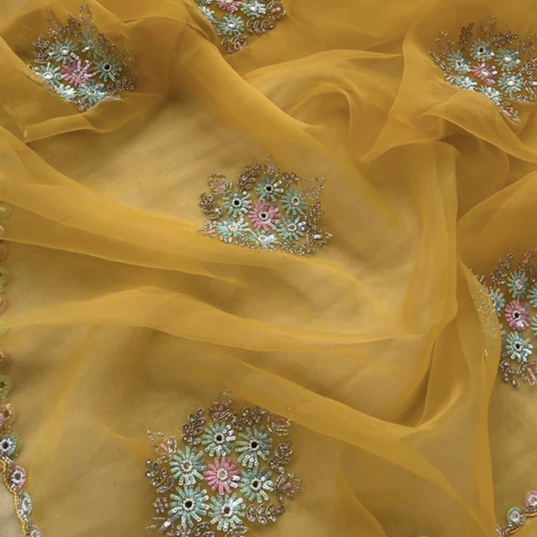 Sufi Zari Butta Saree