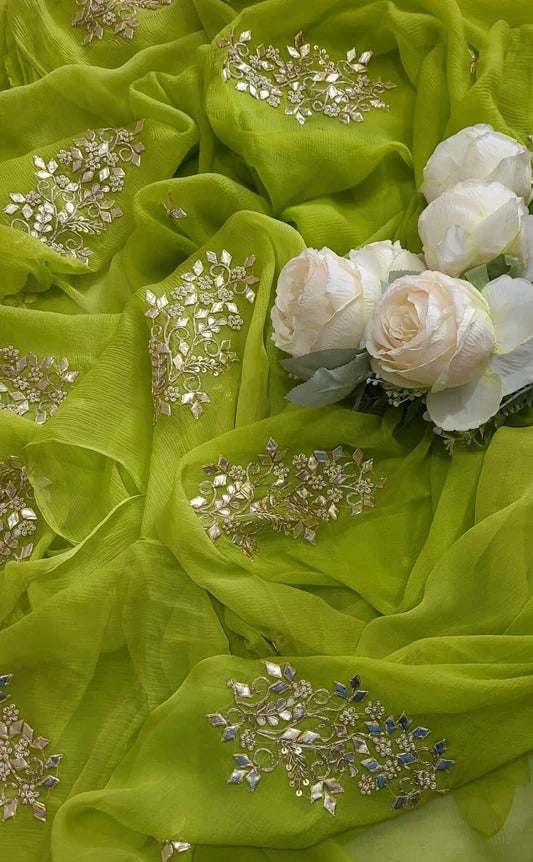 Akshita Gotta Chiffon Saree