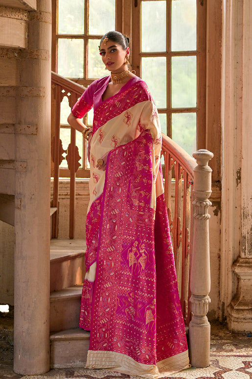 Kachi Banarasi Silk Saree