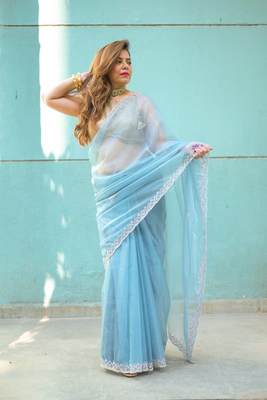 Khandani Tissue Saree