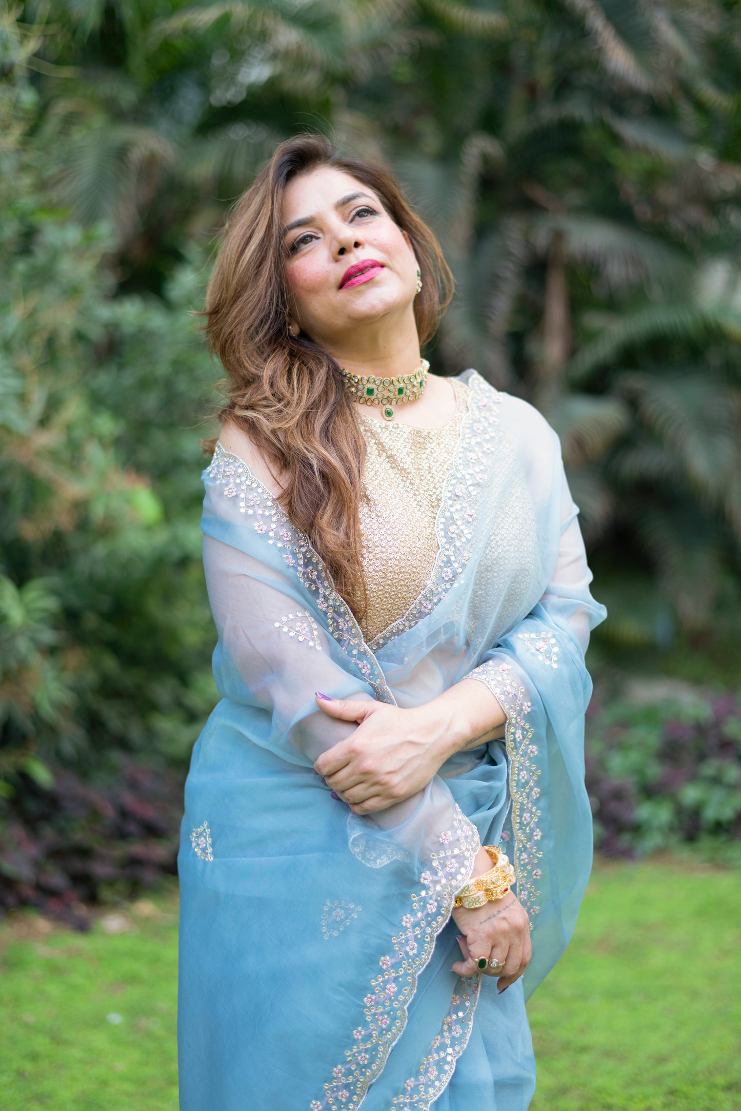 Khandani Tissue Saree