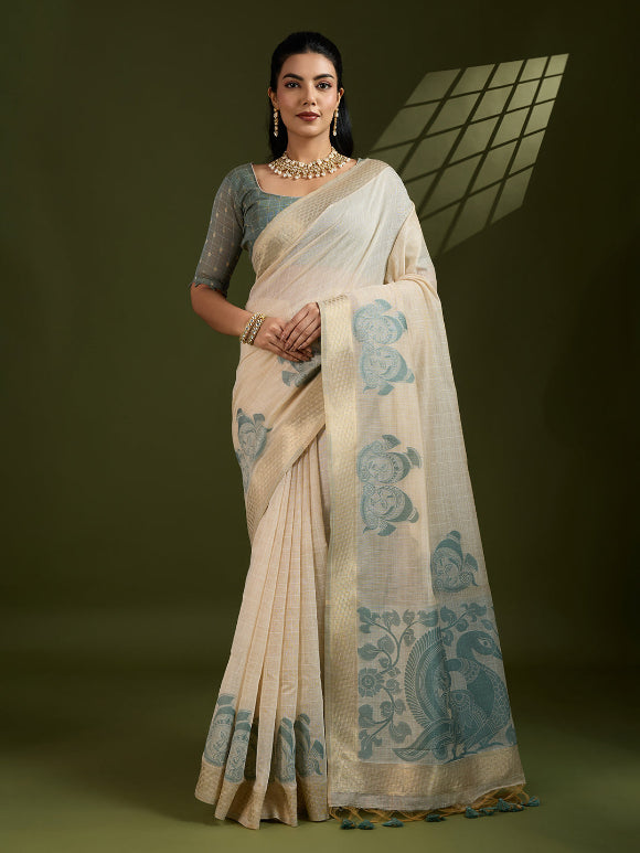 Haili Muga Cotton Saree