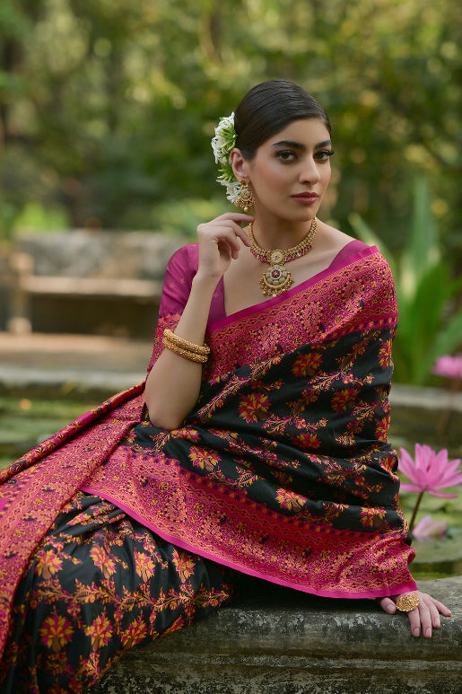 Pasmina Silk Saree