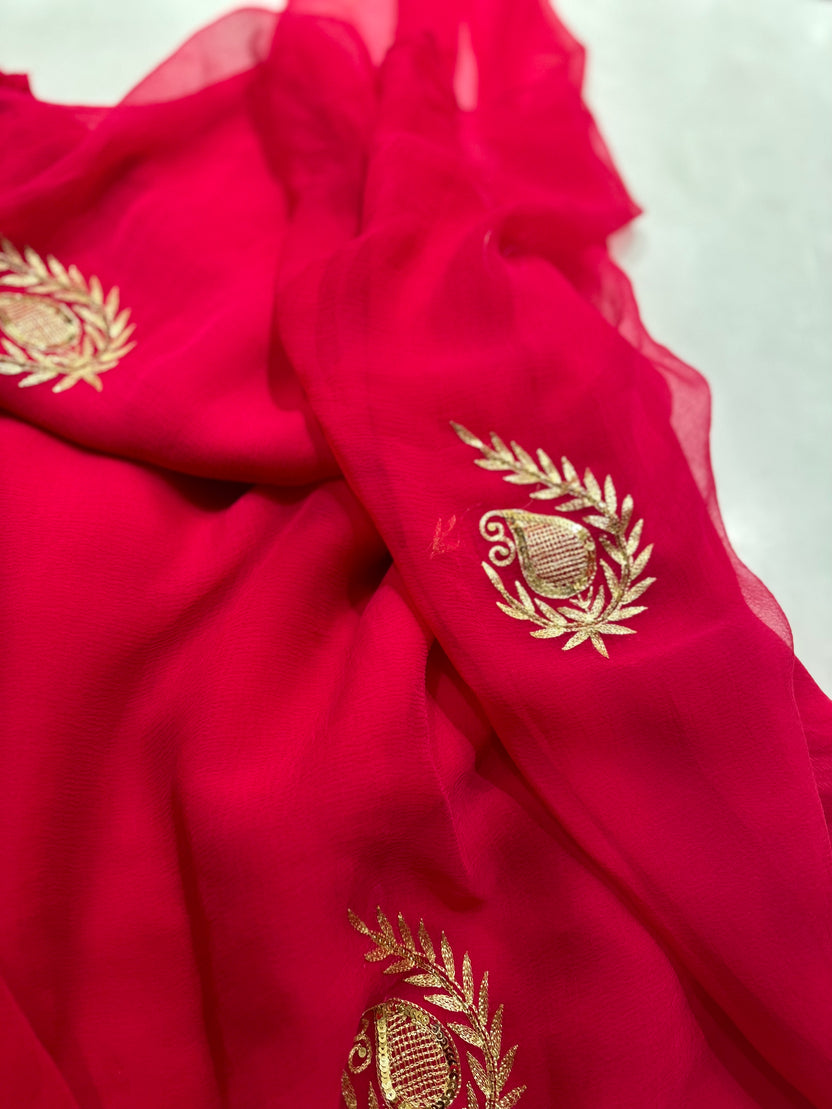 Sara Chiffon Saree