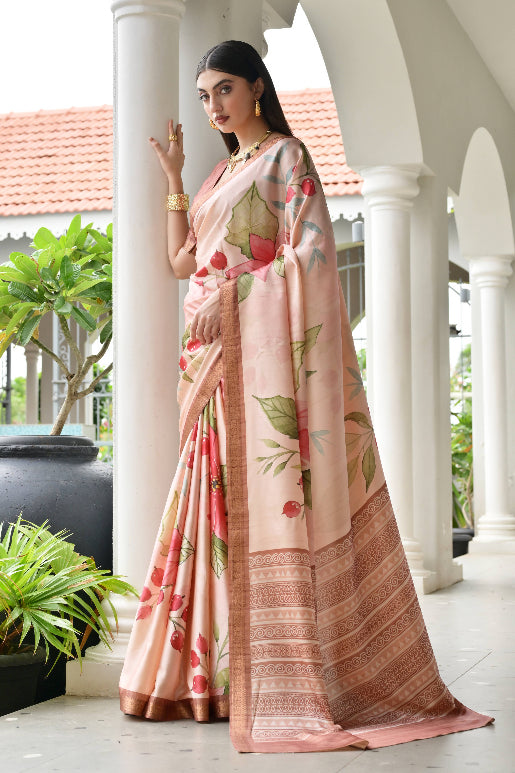 Soft Satin Silk Saree