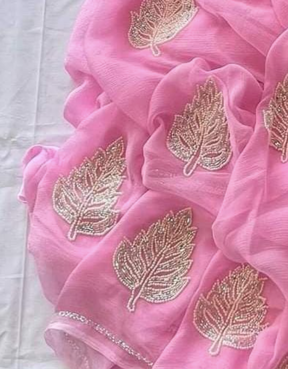 Adah Pure Chiffon Saree