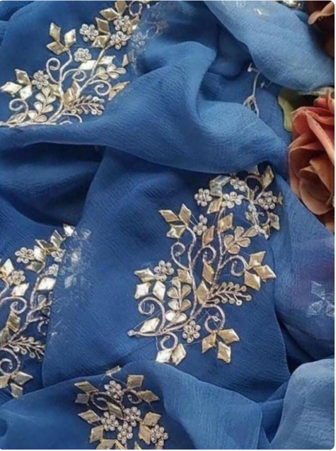 Akshita Gotta Chiffon Saree