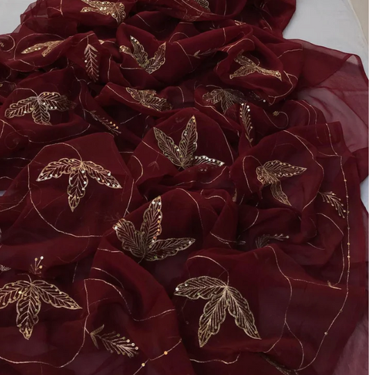 Pankhuri Chiffon Saree