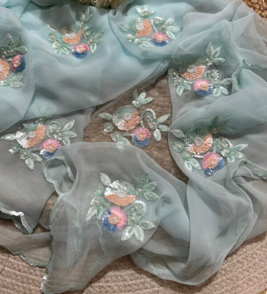 Gulnaz Chiffon Saree