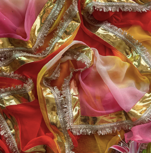 Ruhaniyat Gotta Chiffon Saree