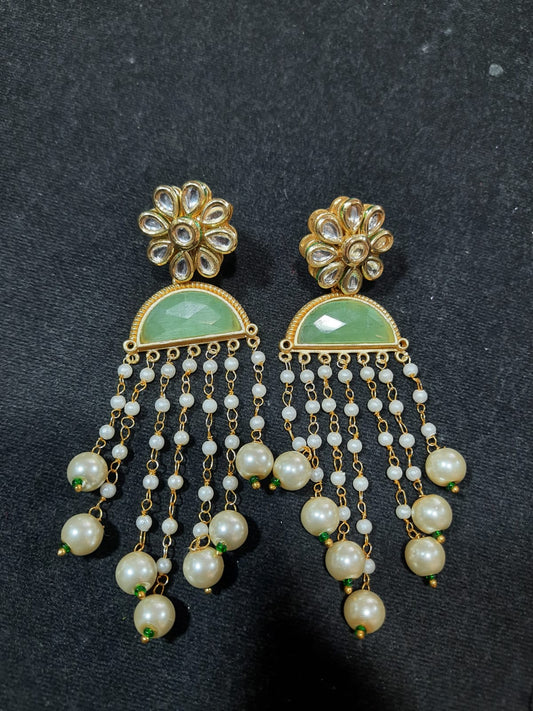 Kundan Jhoomer Earrings