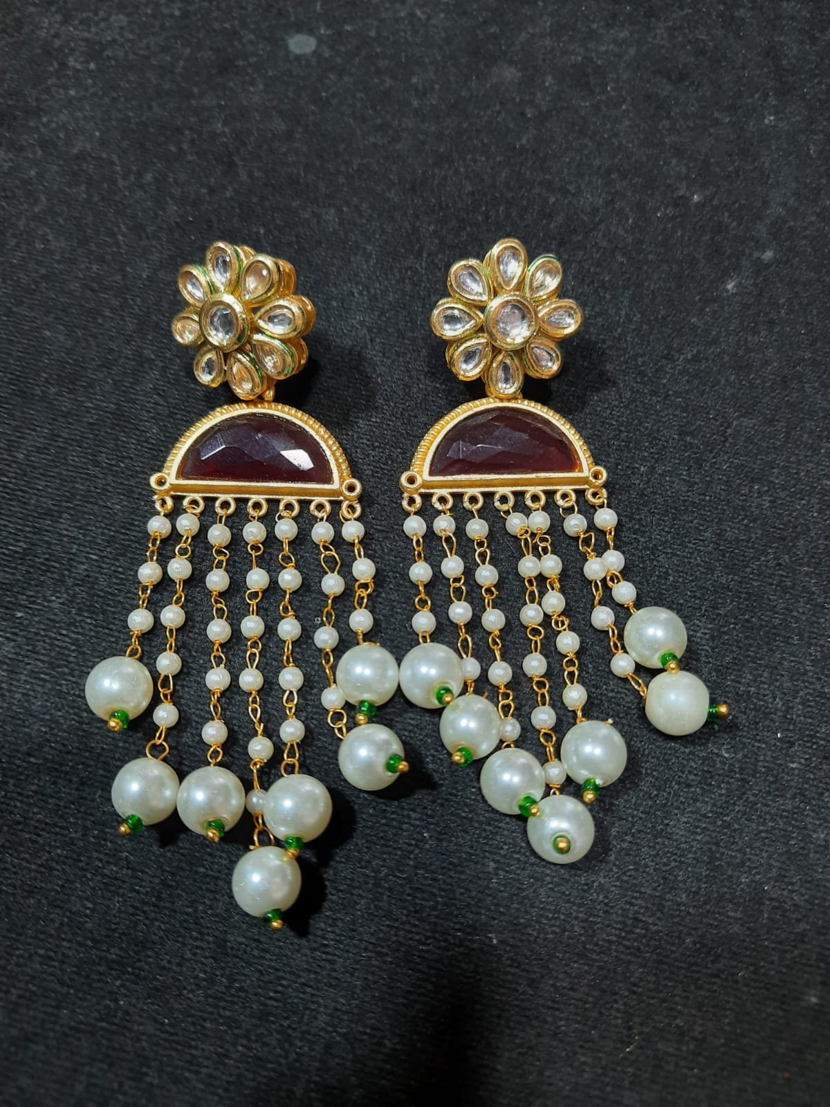 Kundan Jhoomer Earrings