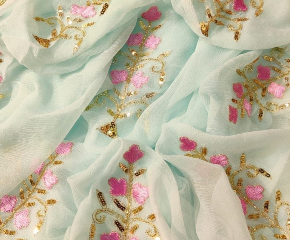 Jharokha Pastel Saree